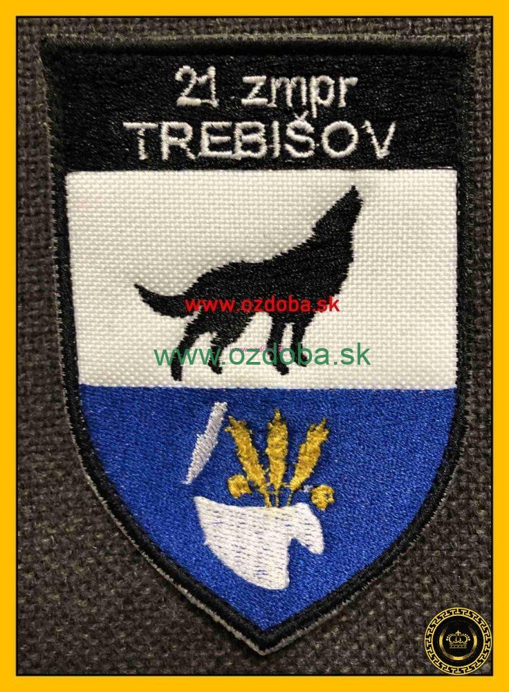 RUKÁVOVÝ ZNAK 21 ZMP TREBIŠOV FAREBNÝ