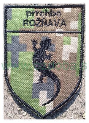 ZNAK VÝŠIVKA prchbo ROŽŇAVA ČIERNY