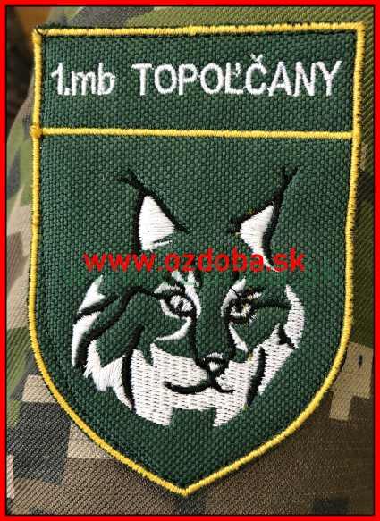Znak 1.mb TOPOĽČANY farebný