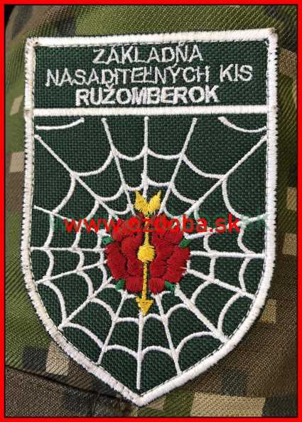 Znak základňa nasaditeľných KIS RUŽOMBEROK farebný starý typ